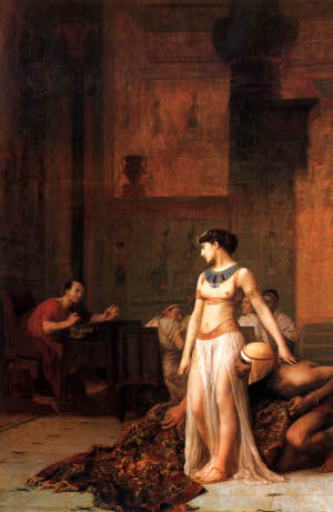 Gerome, Cleopatra before Caesar, 1866