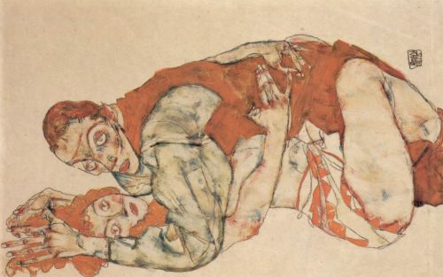 Egon Schiele Liebesakt, 1915 