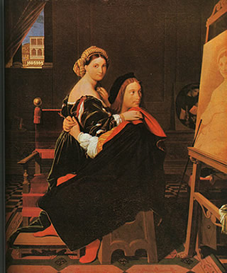 Ingres, La Fornarina