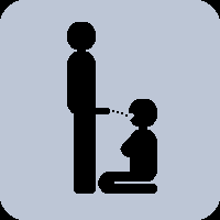 Click restroom sign to Enter