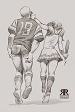 Cheerleader & Linebacker