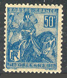 Stamp showing Jeanne d'Arc