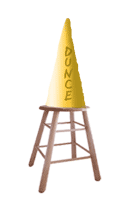 Dunce stool