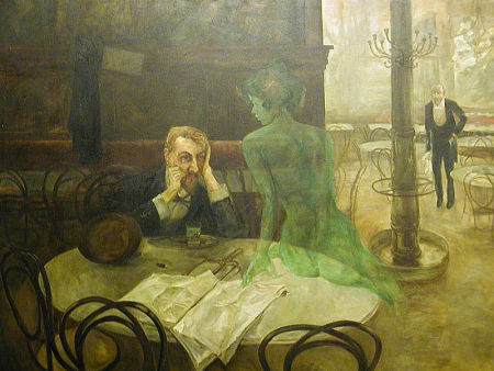 Absinthe Drinker, Viktor Oliva, 1901