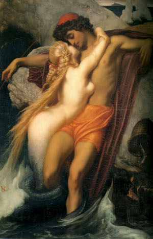 Lord Frederick Leighton,  Fisherman and the Syren 