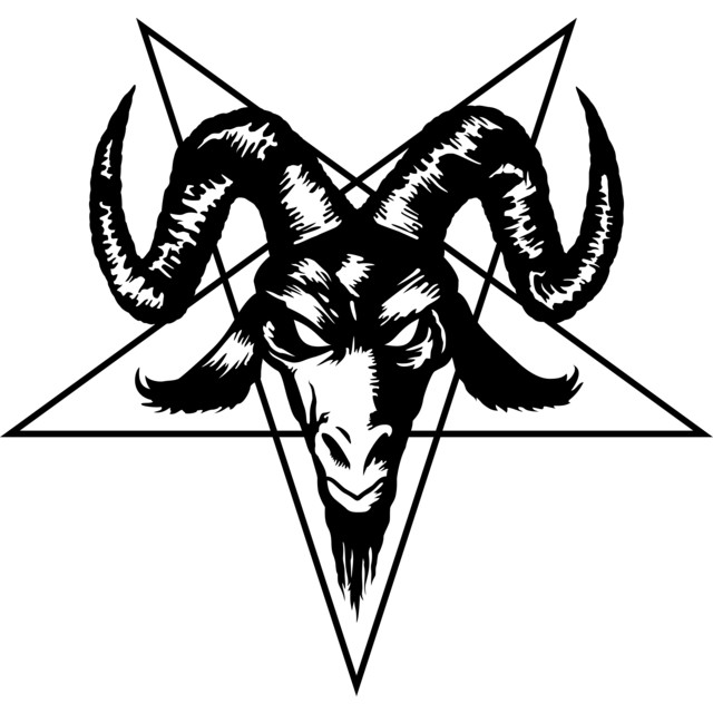 Goat head pentagram