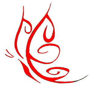 Red Butterfly symbol