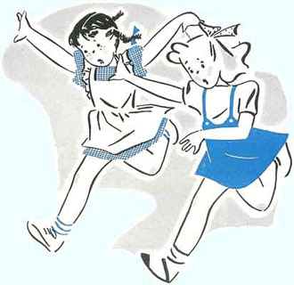 Little girls warning